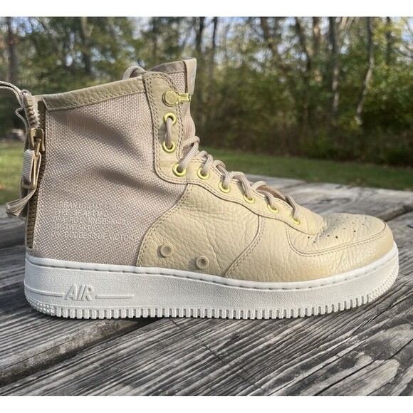 Nike Other - Nike SF Air Force 1 Mid Urban Utility Mushroom Mens 9 Shoes Sneakers 917753-200